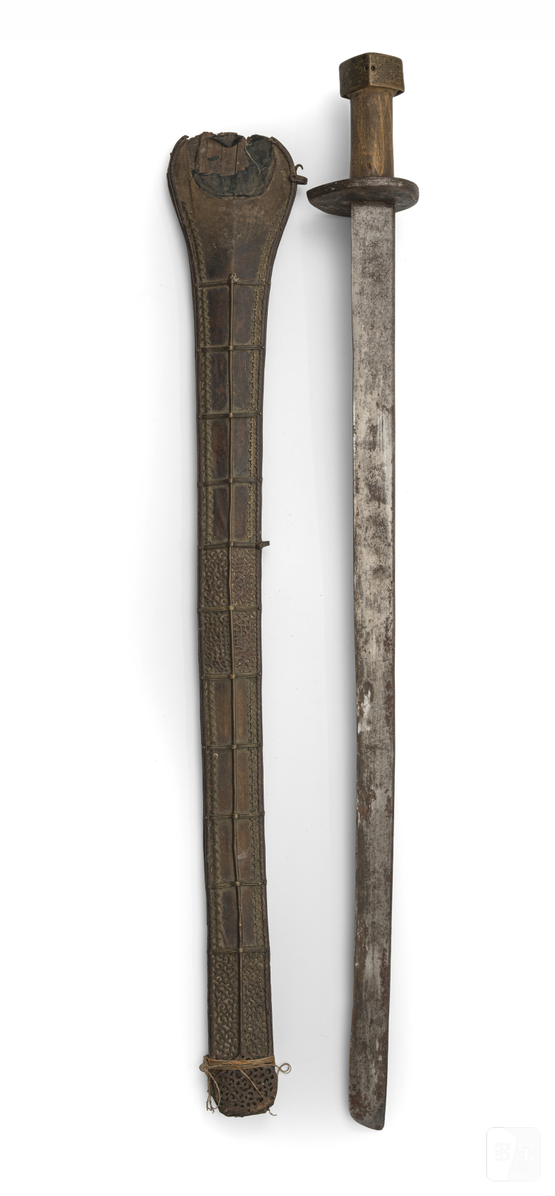 A RARE SWORD AND SCABBARD